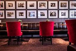 Moderne Inneneinrichtung im Restaurant des Romantik Hotel Kleber Post 