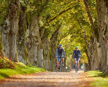 Radfahrer am Ammersee