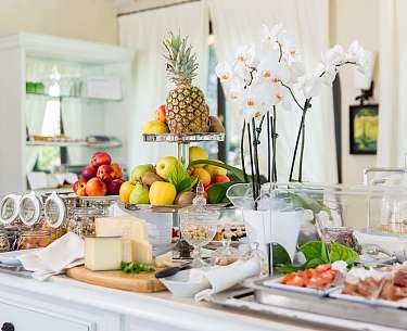 Frühstücksbuffet im Romantik Relais d'Arfanta