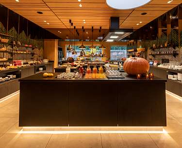 Frühstücksbuffet im Genusshotel Sackmann 