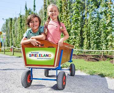 Ravensburger Spieleland Bollerwagen