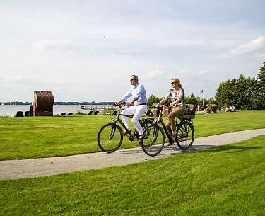 Wandern und Radfahren