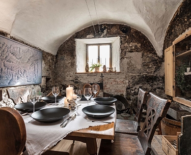 Gedeckter Tisch im Kramerhaus 