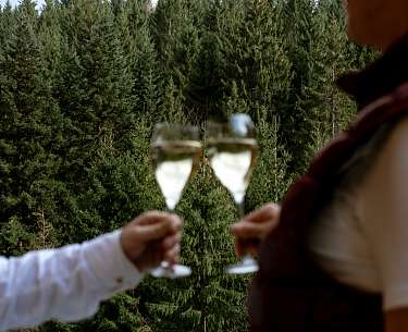 Anstoßen im Allgäu