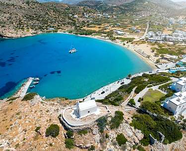 Galissas Beach von oben