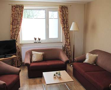 Appartment 8 Wohnbereich Fährhauslodges