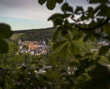 Blick auf das Schloss Bad Berleburg