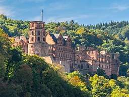 Ausblick auf Schloss Heidelberg