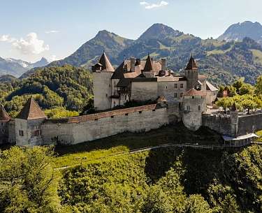Chateau de Gruyeres Photo by Giles Laurent