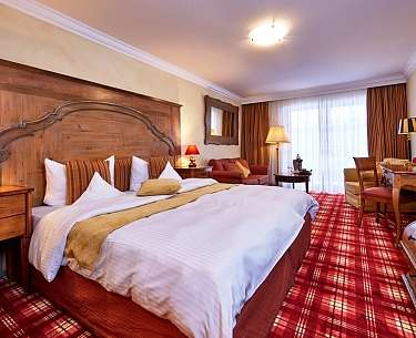 Doppelzimmer Superior Süd Romantik Alpenhotel Waxenstein