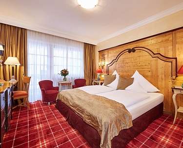 Doppelzimmer Süd Romantik Alpenhotel Waxenstein