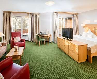 Junior Suite Deluxe Meerblick Gästehaus Romantik Hotel Jagdhaus Eiden