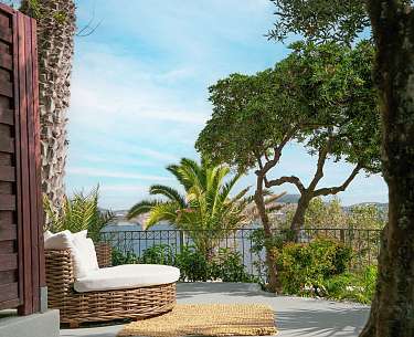 Blick aus der Suite Enea