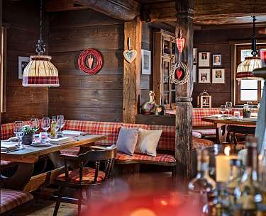 Stube im "Entennest" des Romantik Hotel Schubert