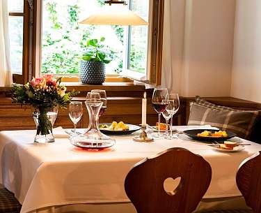 Festtafel in Romantik Hotel Der Millipp