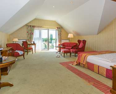 Doppelzimmer Gäste Wiesenhaus Lohmanns Romantik Hotel Gravenberg
