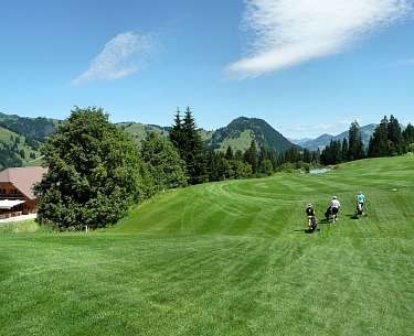 Golfplatz des Golfclub Gstaad in Saanenmoeser