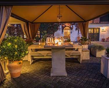 Innenhof  Romantik Hotel am Brühl