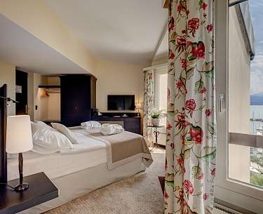 Doppelzimmer Deluxe Romantik Hotel Mont Blanc au Lac