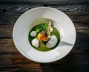 Kulinarik im Restaurant des Romantik Hotel Hof zur Linde