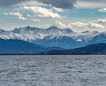 Berge am Bodensee