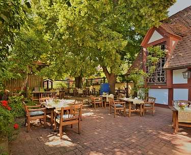 Der Lindengarten im Romantik Hotel Gasthaus Rottner