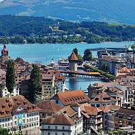 Ausblick auf Luzern und den Vierwaldstättersee