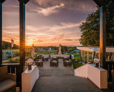Terrasse Schloss Ranzow