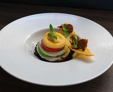 Risotto im Restaurant Walhalla