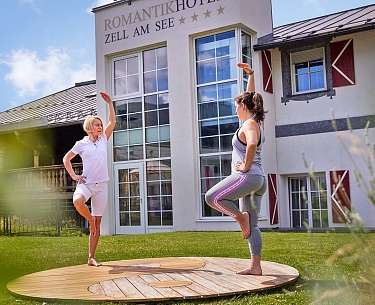 Sommer Yogasession im Romantik Hotel Zell am See