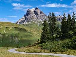 blick auf den bregenzerwald bei vorarlberg