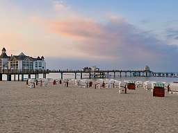 Blick auf das Strandbad Sellin