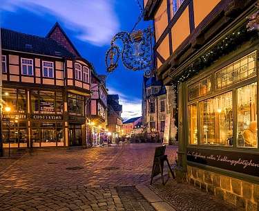 Quedlingburg bei Nacht