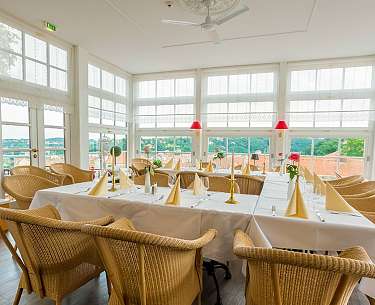 Pavillon im Romantik Hotel Burgkeller