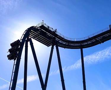 Achterbahn im Heide Park