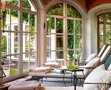 Ruheliegen im Relaxbereich