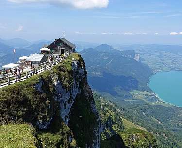 Blick vom Schafberg auf den Wolfgangsee