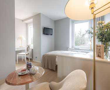 Einzelzimmer Solitude Romantik Hotel Schweizerhof Flims