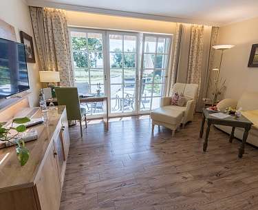 Suite Balkon Terrasse Romantik Hotel Namenlos und Fischerwiege