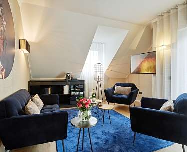Erasmus Suite Wohnzimmer