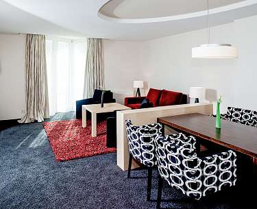 Blick auf eine Suite 