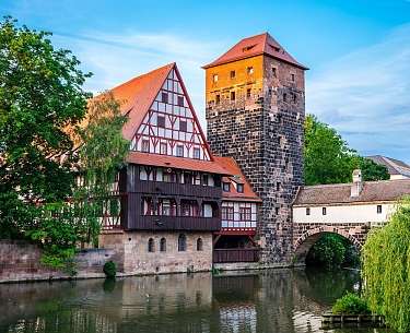 Henkersteg und Weinstadel in Nürnberg
