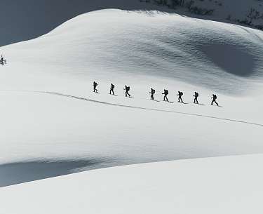 Skitourengruppe Bolsterlang Riedberger Horn copyright Allgeau GmbH Wanderlustallgaeu