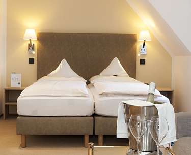 Doppelzimmer Standard Romantik Hotel Johanniter Kreuz