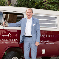 Thomas Edelkamp, Vorstandsvorsitzender der Gruppe Ro­ mantik Hotels &amp; Restaurants